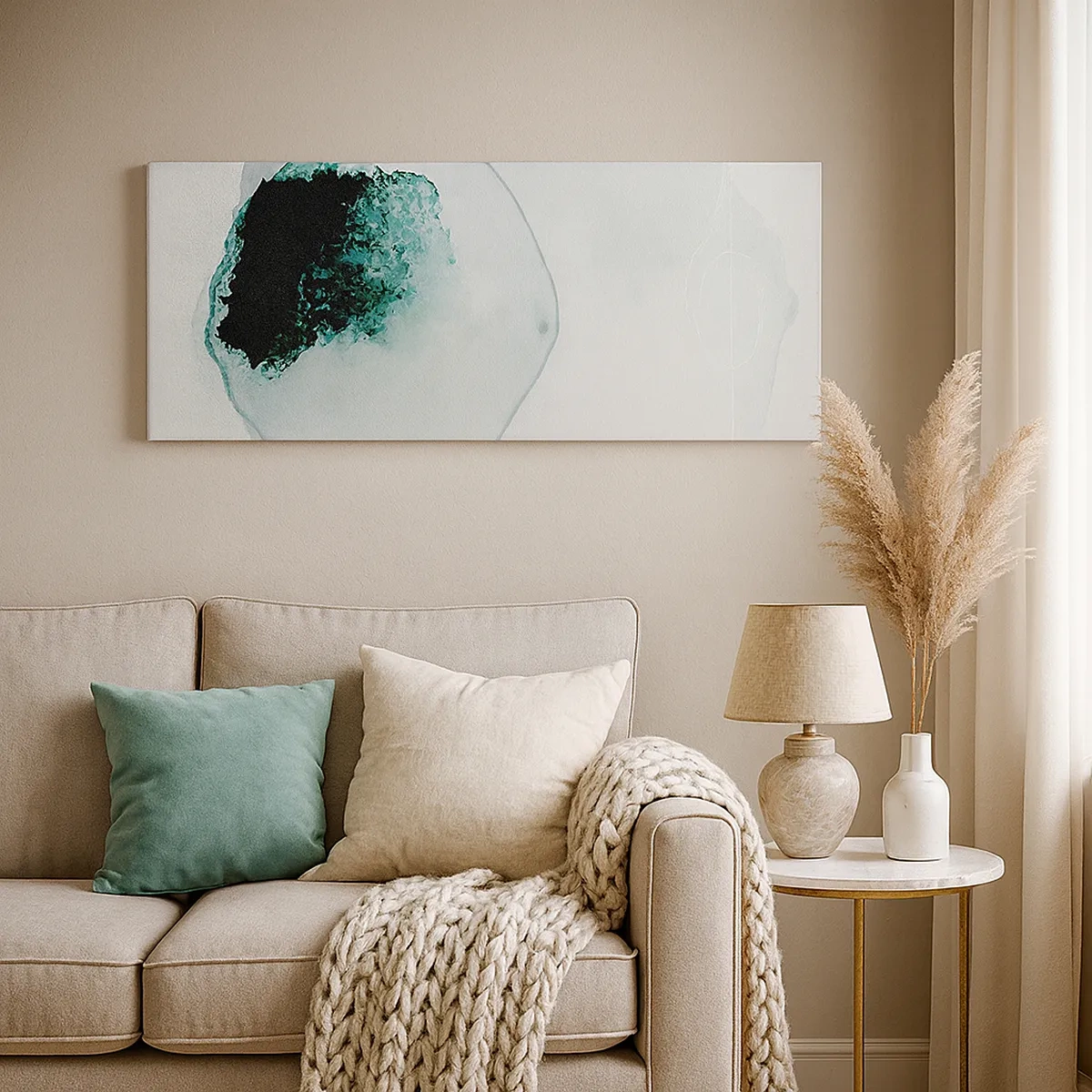 Obraz na płótnie - W kropli wody - 30x30 cm