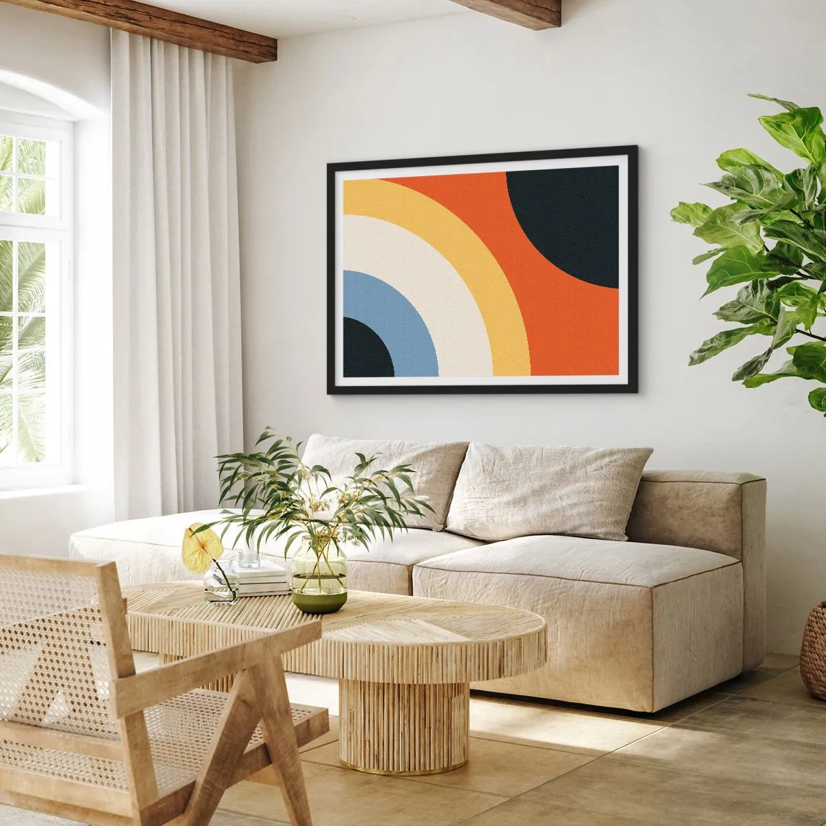 Plakat w czarnej ramie - Ku sobie - 40x30 cm