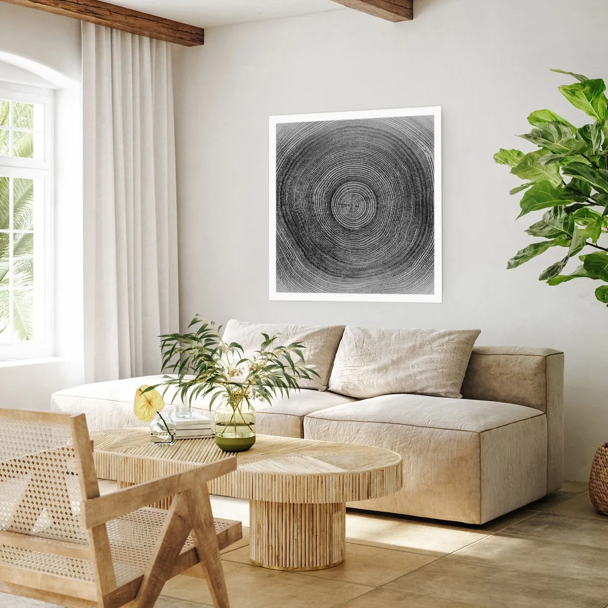 Plakat - Znak czasu - 40x40 cm