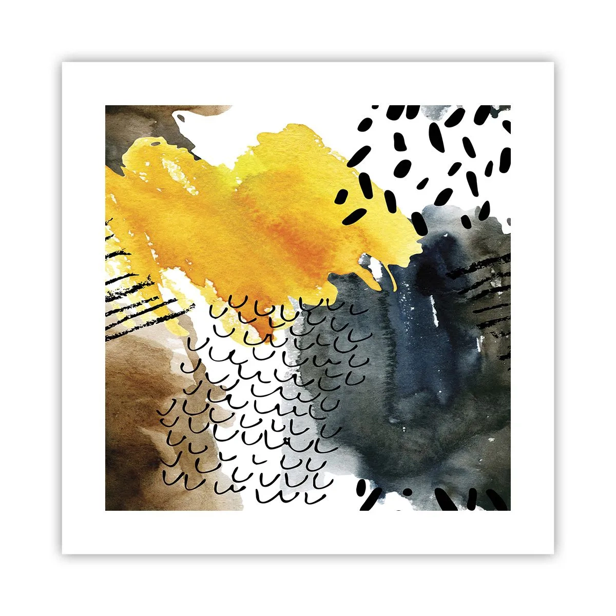 Plakat - Spotkanie żywiołów - 40x40 cm