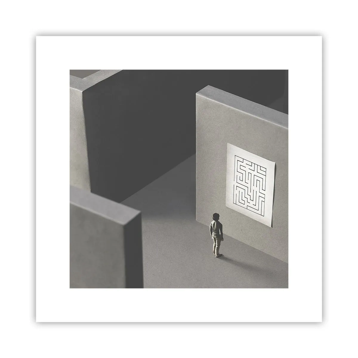 Plakat - Ale gdzie jestem? - 30x30 cm