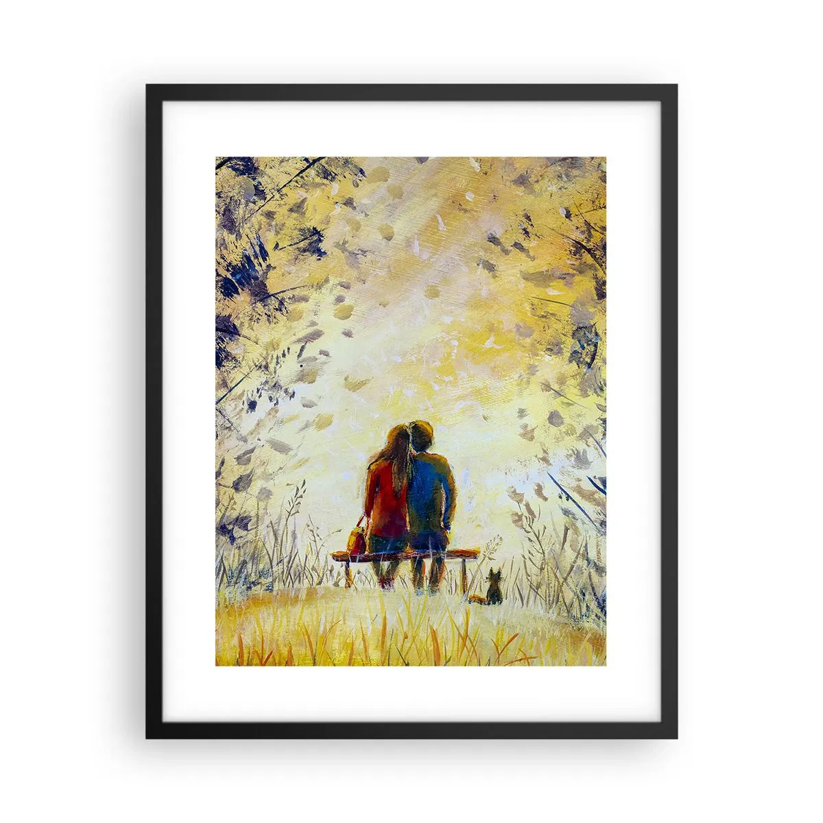 Plakat w czarnej ramie - Magiczna chwila - 40x50 cm