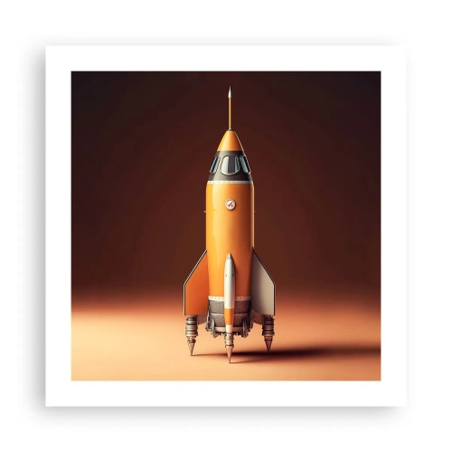 Plakat - Zaczyna się od marzenia - 50x50 cm