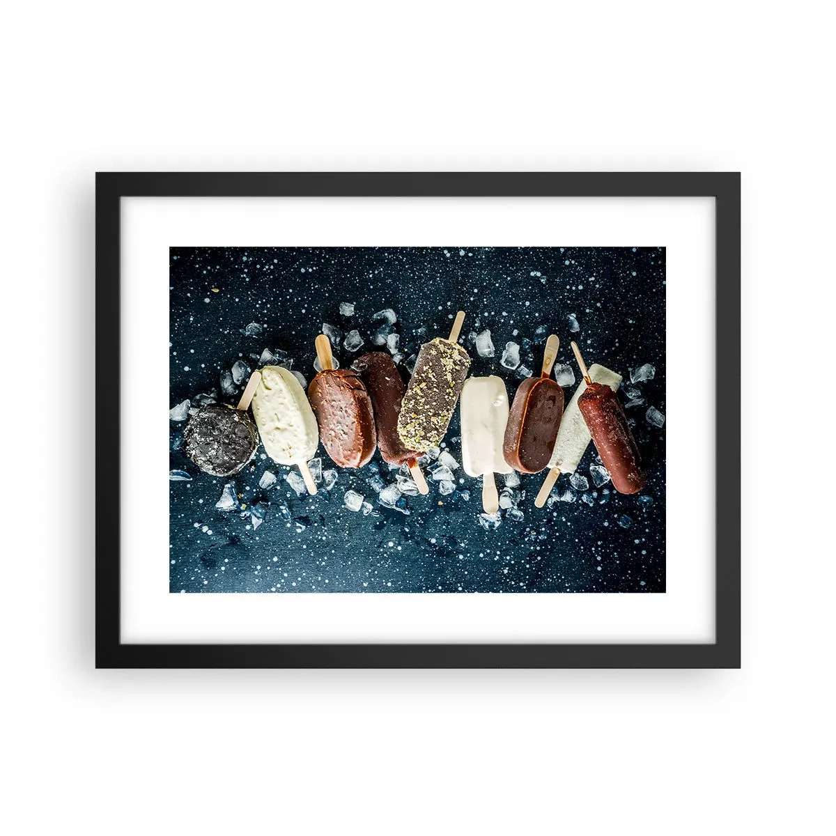Plakat w czarnej ramie - Smak gorącego lata - 40x30 cm