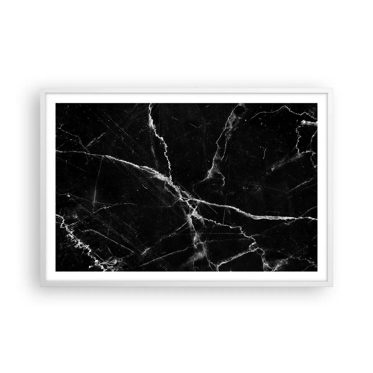 Plakat w białej ramie - Sekretne życie kamienia - 91x61 cm