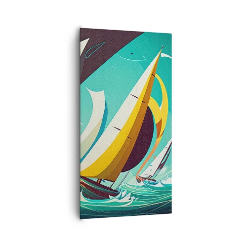Obraz na płótnie - Z żywiołami za pan brat - 65x120 cm