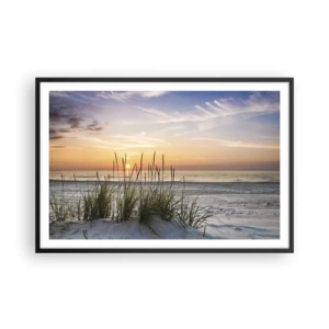 Plakat w czarnej ramie - Popatrz, pomyśl, poczuj - 91x61 cm