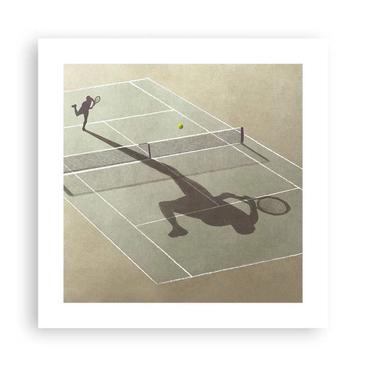 Plakat - Pokonać siebie - 40x40 cm