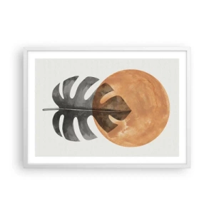 Plakat w białej ramie - Zawsze słońce - 70x50 cm