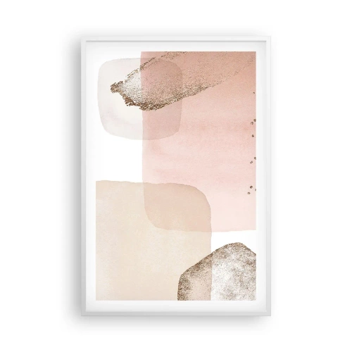 Plakat w białej ramie - Spojrzenie przez kolor - 61x91 cm