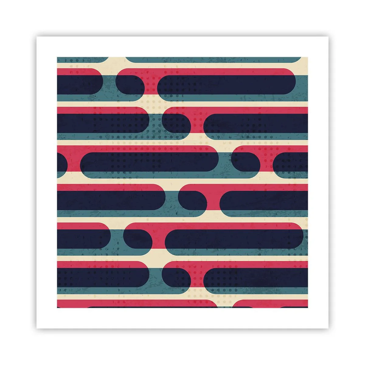 Plakat - W głąb i do przodu - 50x50 cm