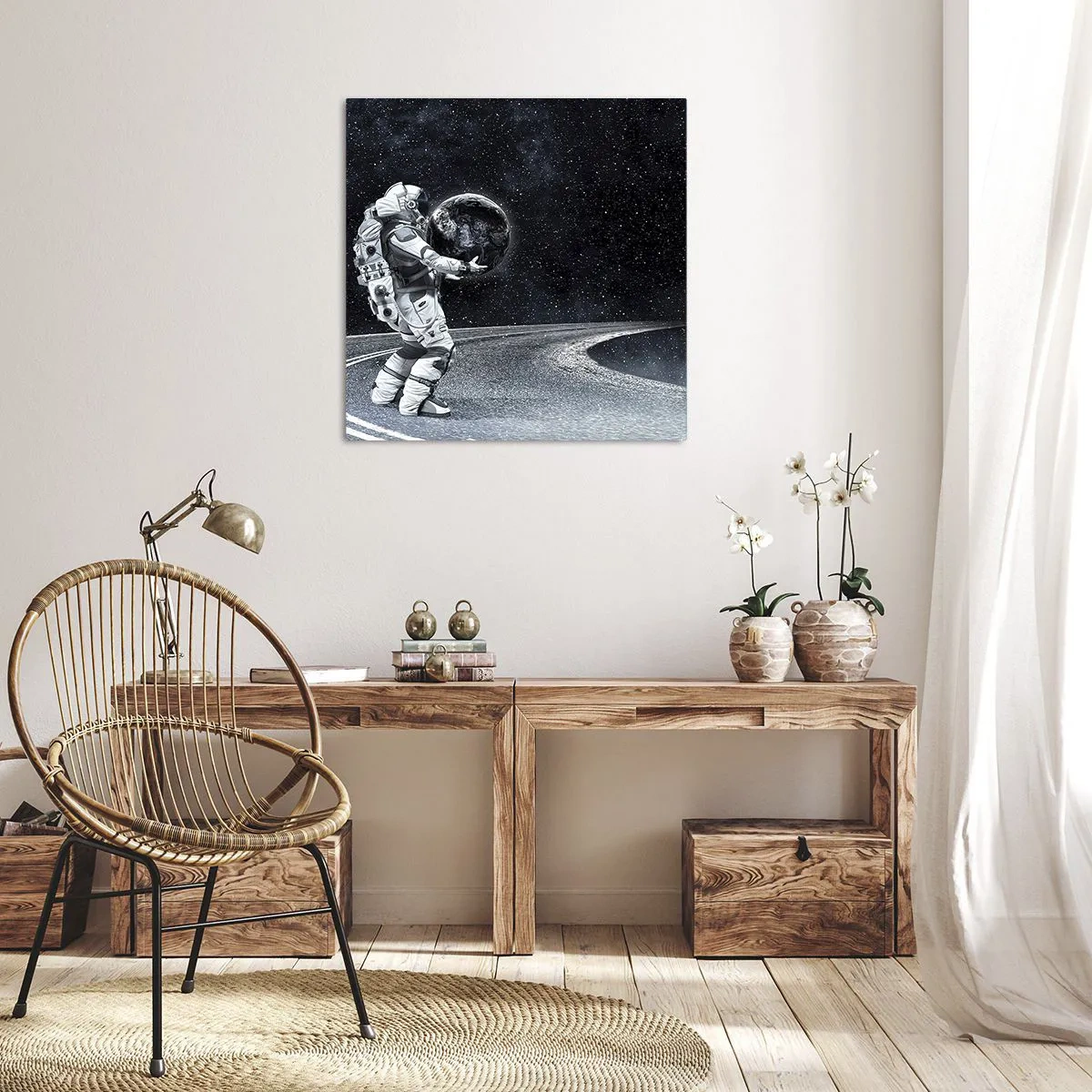 Obraz na płótnie - Na Mlecznej Drodze - 40x40 cm