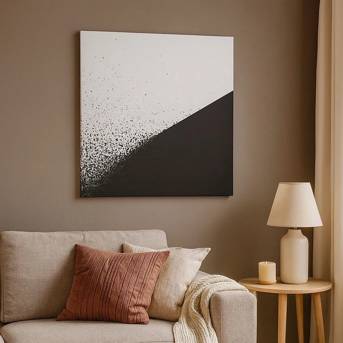 Obraz na płótnie - Coraz szybciej, coraz więcej - 30x30 cm