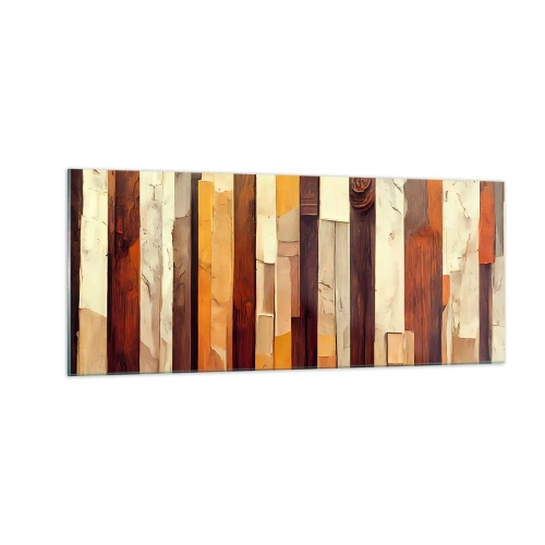 Obraz na szkle - Hymn leśnych drzew - 100x40 cm