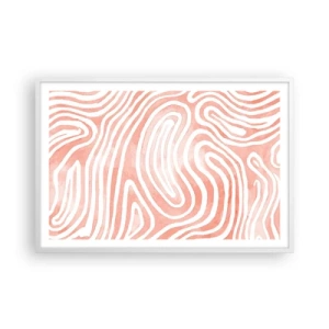 Plakat w białej ramie - W koralowym labiryncie - 91x61 cm