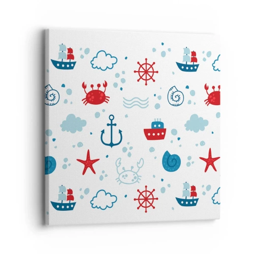 Obraz na płótnie - Morska bajka - 30x30 cm