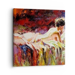 Obraz na płótnie - Zamyślona Wenus - 30x30 cm
