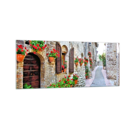 Obraz na szkle - Włoskie klimaty - 100x40 cm