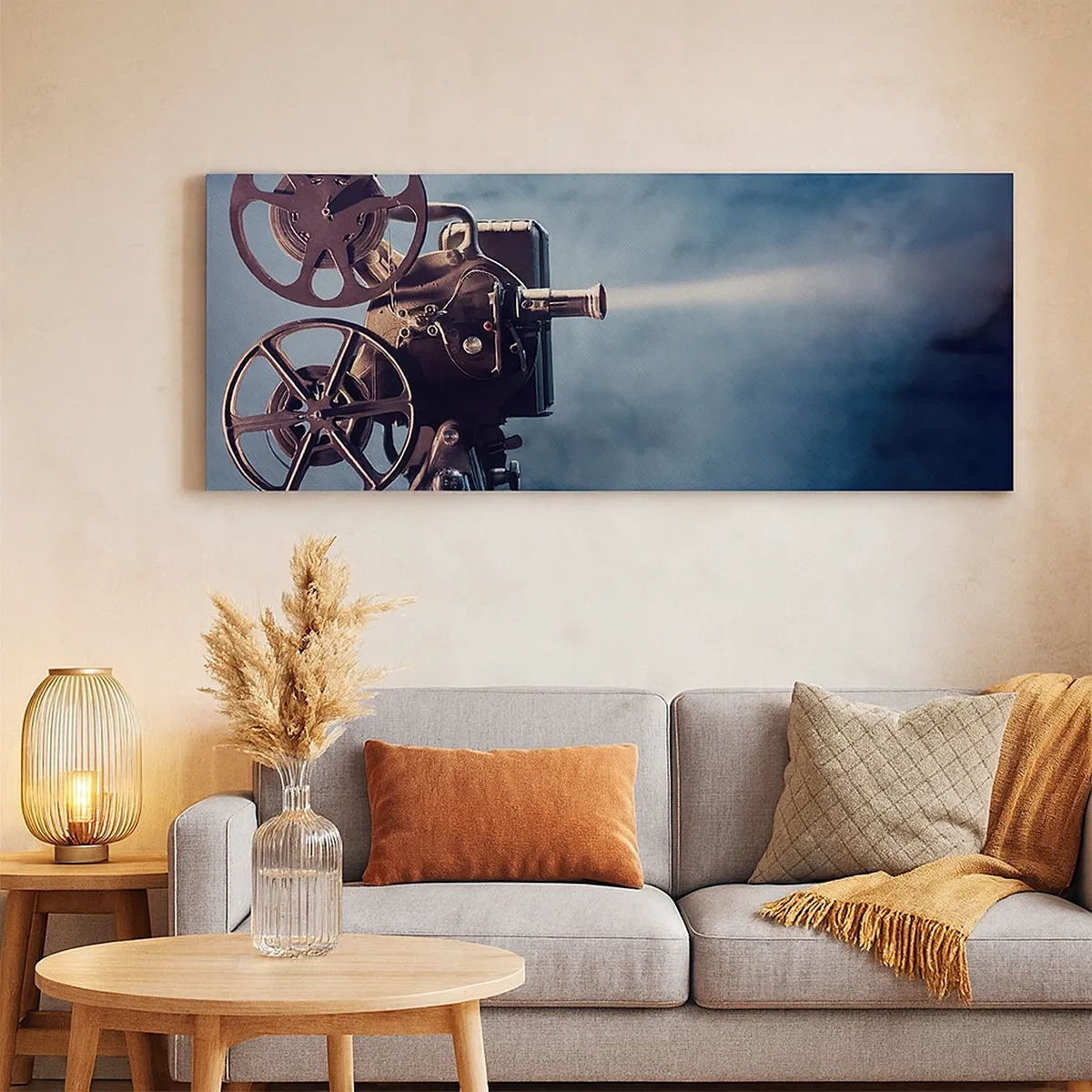 Obraz na płótnie - W starym kinie - 30x30 cm