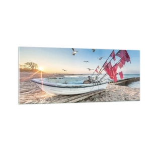 Obraz na szkle - Zasłużony odpoczynek - 100x40 cm