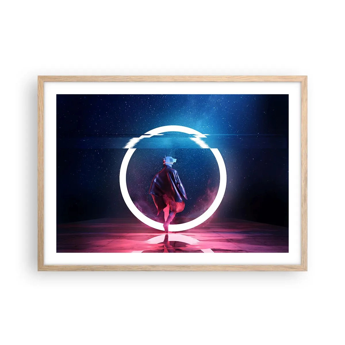 Plakat w ramie jasny dąb - Między światami - 70x50 cm