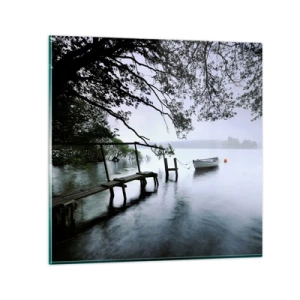 Obraz na szkle - Już odpoczywasz - 60x60 cm