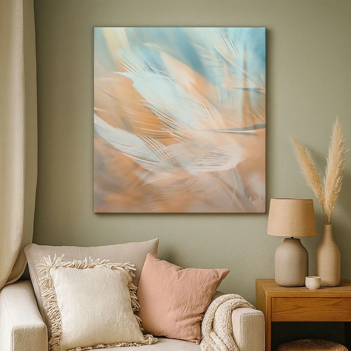 Obraz na płótnie - W krainie łagodności - 30x30 cm