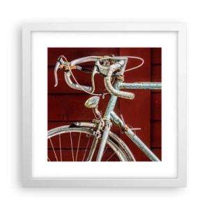 Plakat w białej ramie - Stworzony do zwycięstw - 30x30 cm