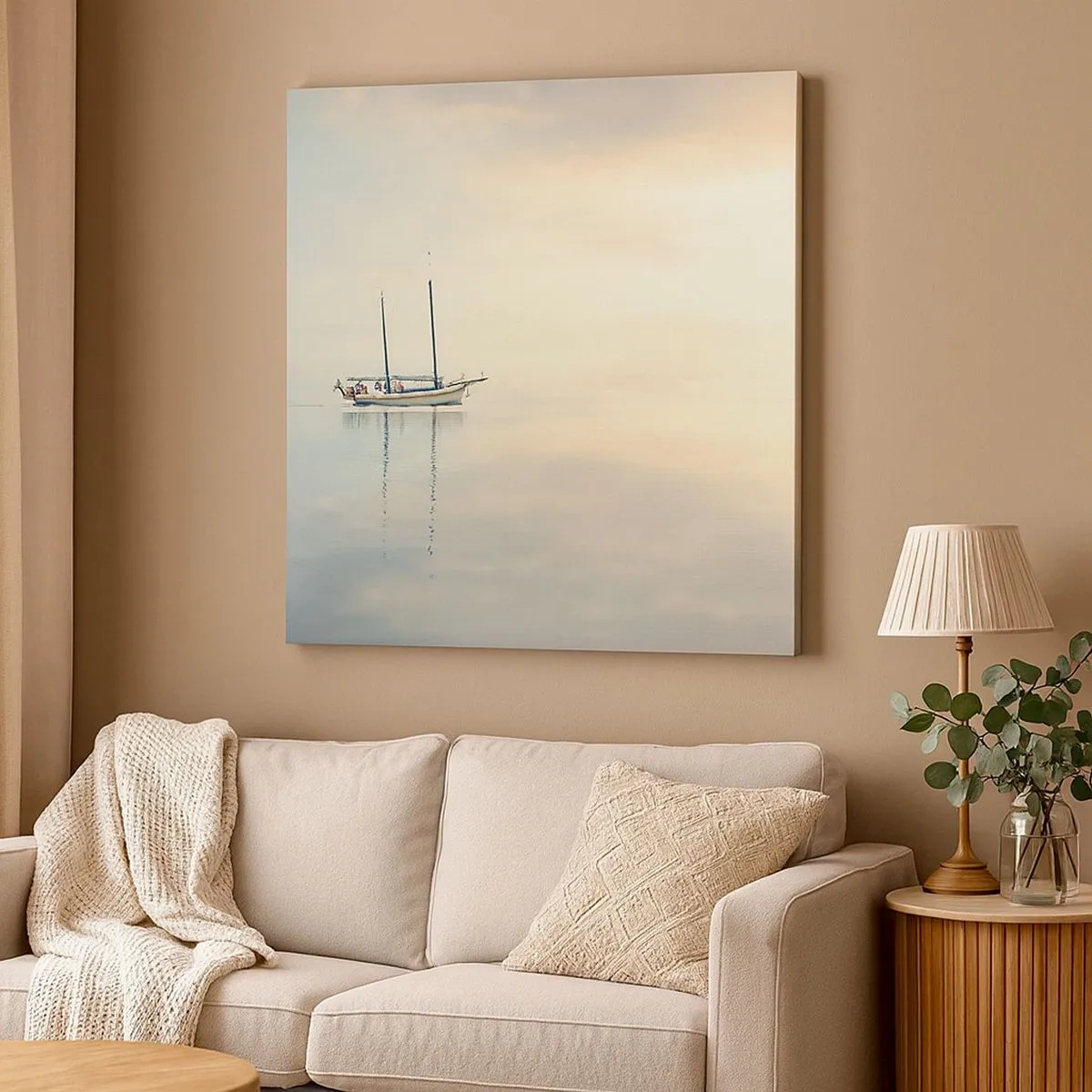 Obraz na płótnie - W morzu ciszy - 30x30 cm