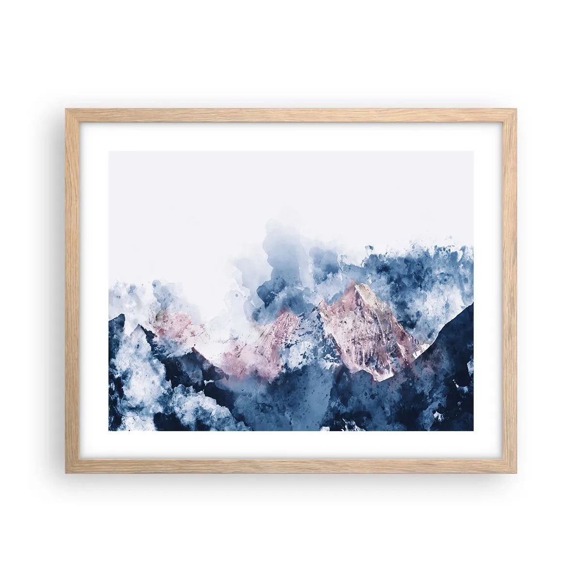 Plakat w ramie jasny dąb - To są szczyty! - 50x40 cm