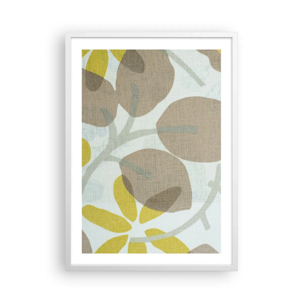 Plakat w białej ramie - Kompozycja w pełnym słońcu - 50x70 cm