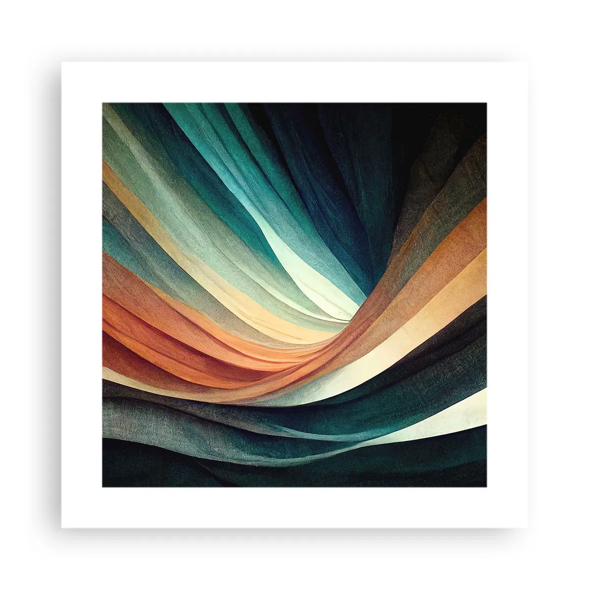 Plakat - Utkane z barw - 40x40 cm