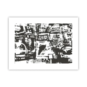 Plakat - Porządek czy chaos? - 40x30 cm
