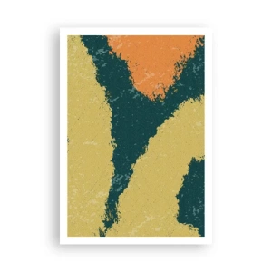 Plakat - Abstrakcja – powolnym ruchem - 70x100 cm