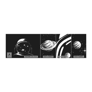 Fototapeta Próbka Standard Eco - Niezły widok - Astronauta, Kosmos, Wszechświat - 100x30 cm