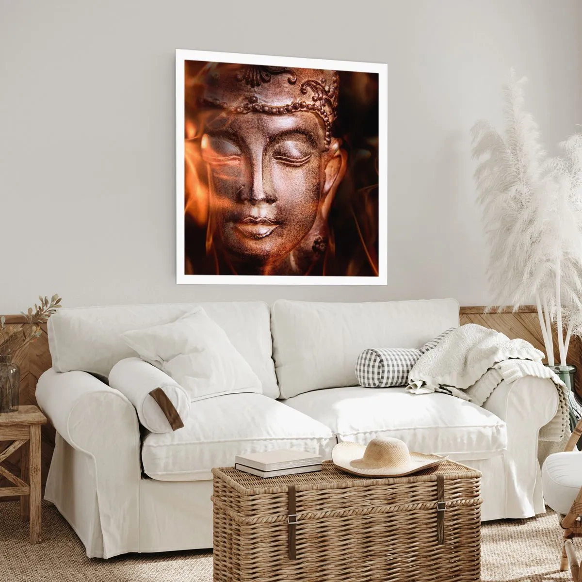 Plakat - Istnieje tylko tu i teraz - 30x30 cm