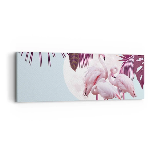 Obraz na płótnie - Trzy ptasie gracje - 90x30 cm