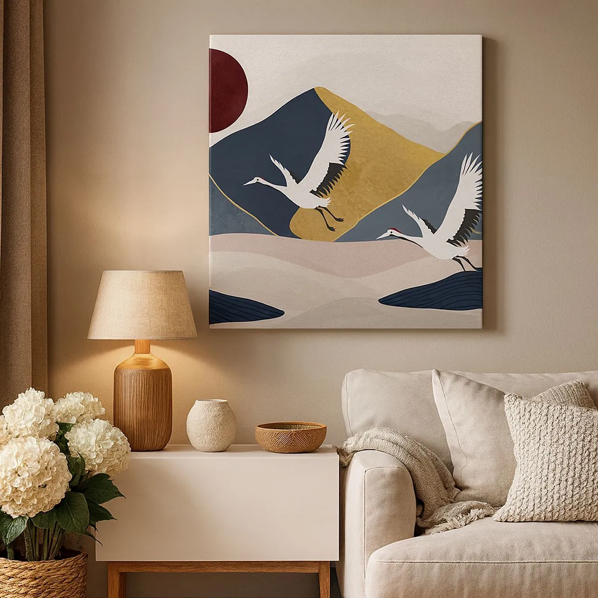 Obraz na płótnie - I znowu ZLECIAŁ dzień - 30x30 cm