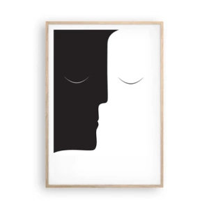 Plakat w ramie jasny dąb - Jedność przeciwieństw - 70x100 cm