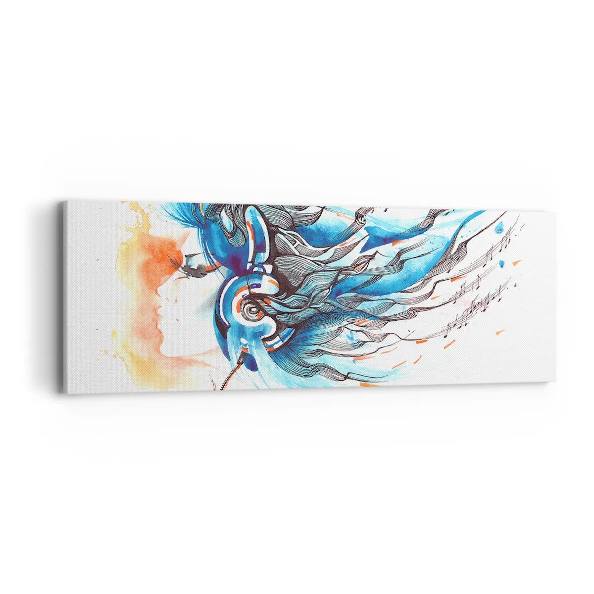 Obraz na płótnie - Niech gra muzyka - 90x30 cm