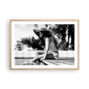 Plakat w ramie jasny dąb - Letnie marzenie - 70x50 cm