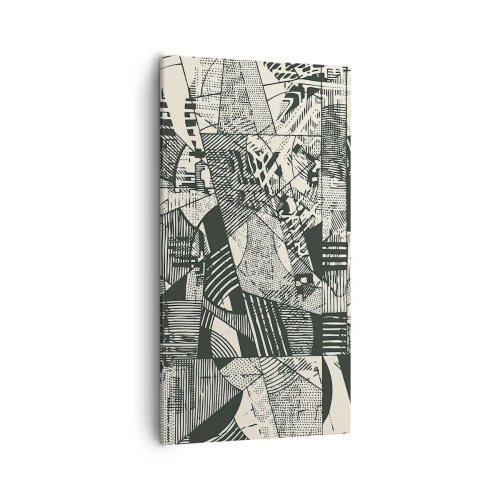 Obraz na płótnie - Dynamika współczesności - 55x100 cm