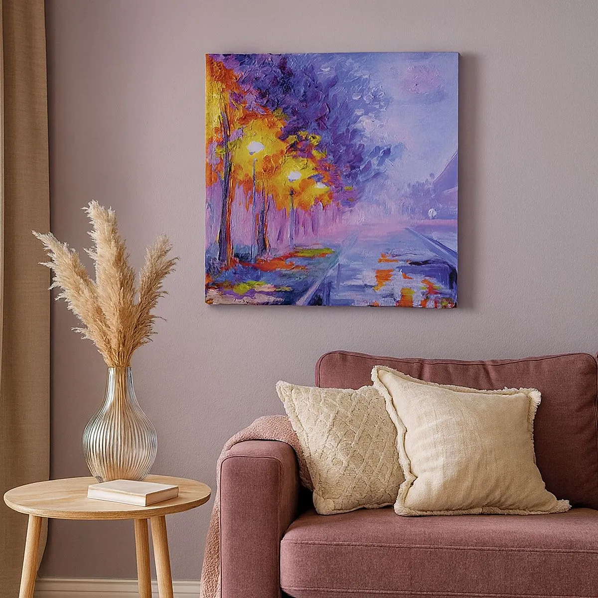 Obraz na płótnie - Wymarzony spacer - 30x30 cm