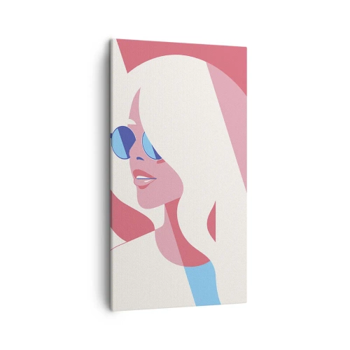 Obraz na płótnie - To była blondynka… - 45x80 cm