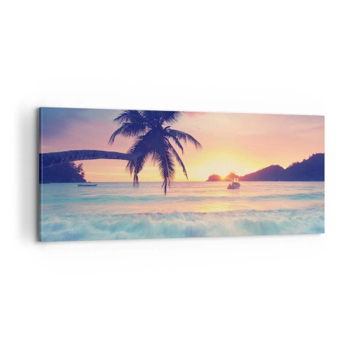 Obraz na płótnie - Wieczór w zatoce - 100x40 cm