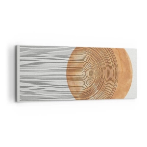 Obraz na płótnie - Kompozycja słoneczna - 100x40 cm