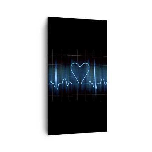 Obraz na płótnie - W rytmie serca - 45x80 cm