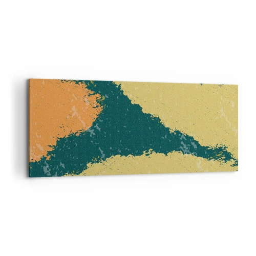 Obraz na płótnie - Abstrakcja – powolnym ruchem - 100x40 cm