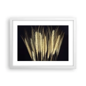 Plakat w białej ramie - Rustykalna magia - 40x30 cm