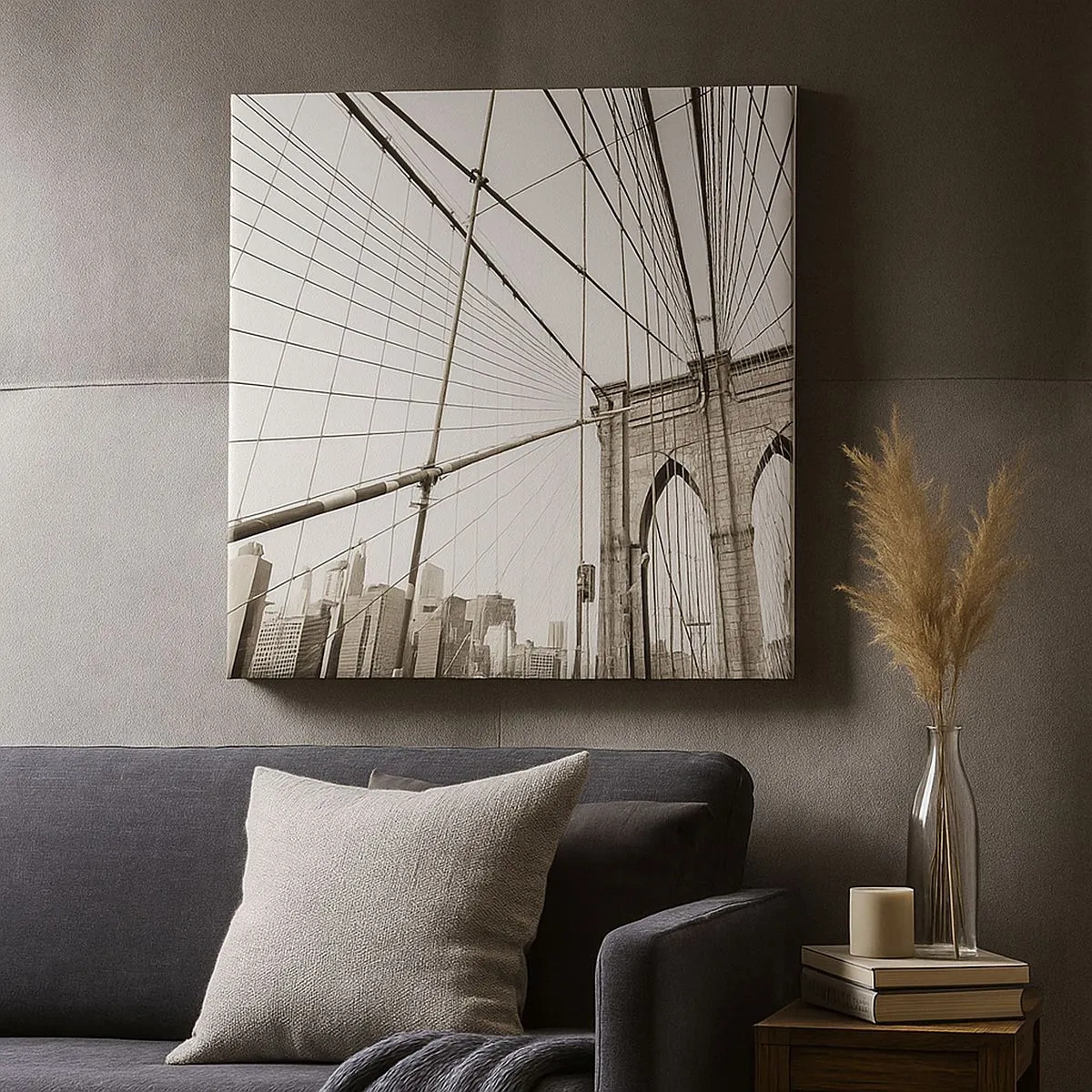 Obraz na płótnie - Nowojorska katedra - 30x30 cm